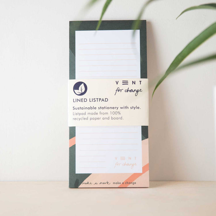 Ideas List Pad Recycled Paper –  Green