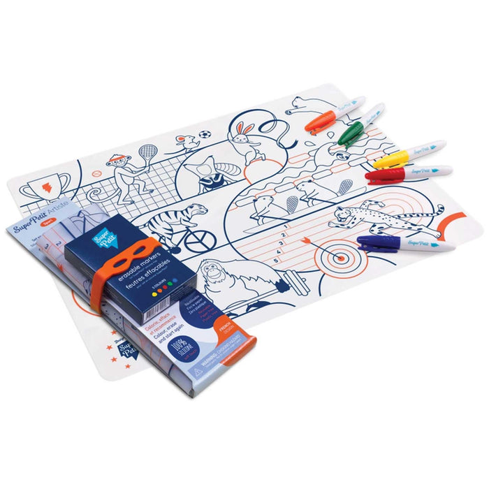 Reusable Colouring Placemat - Sports