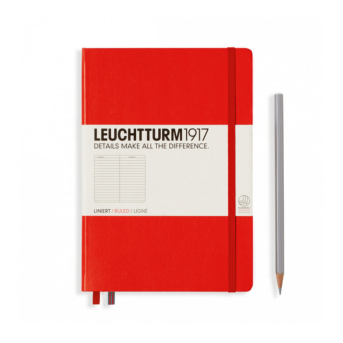 A5 Red Ruled - Hardcover Leuchtturm1917 Notebook