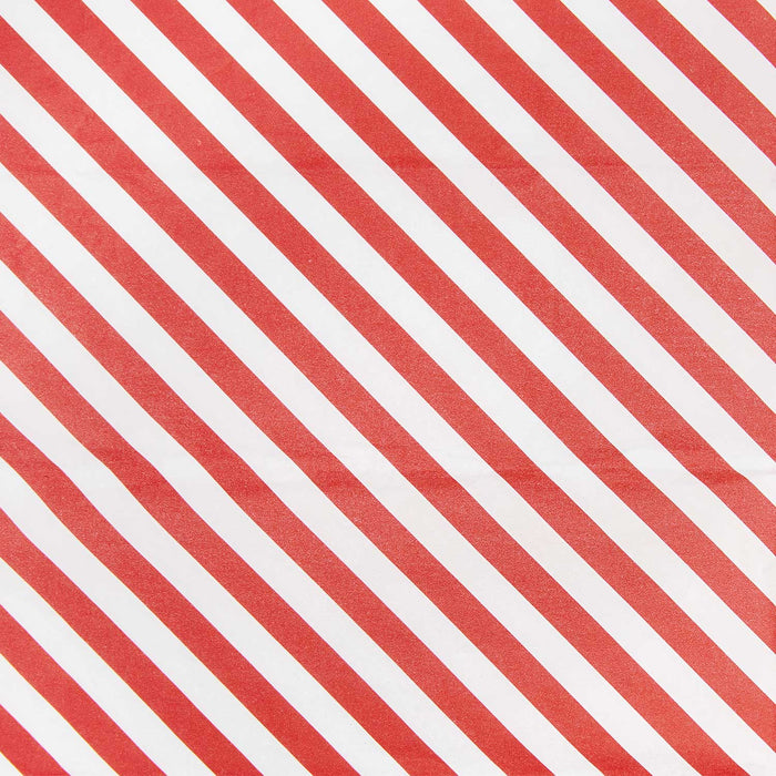 Red & White Striped Tissue Paper