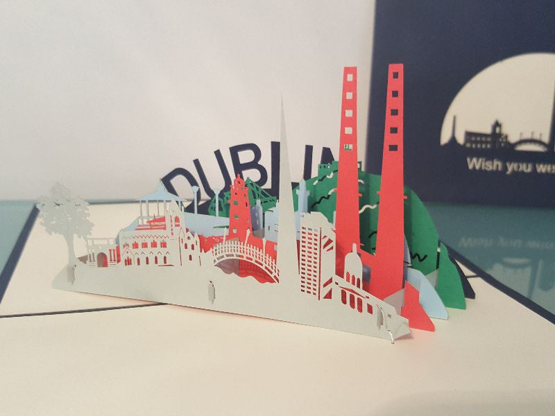 Missing You From Dublin: Pop Up Card