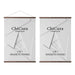 Two ChiCura Copenhagen 2-in-1 magnetic frames on a white background