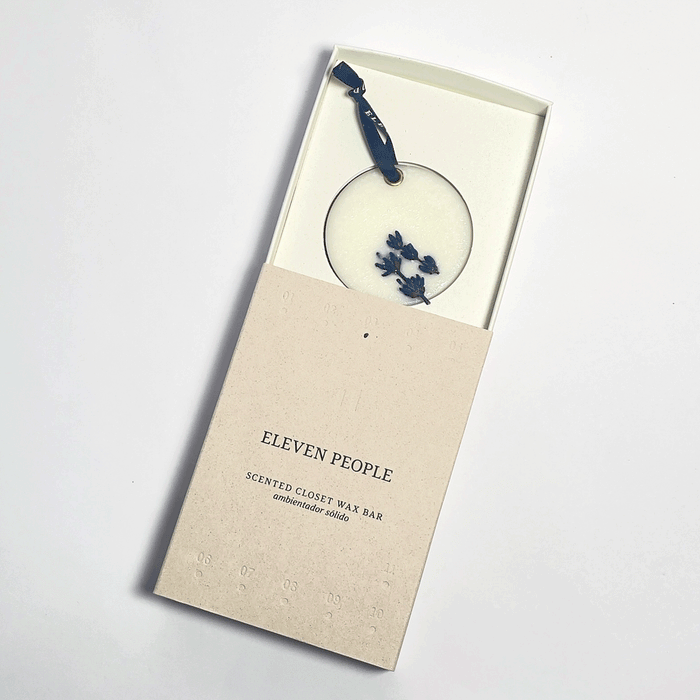 closet bar inside its packaging, in front of a white background