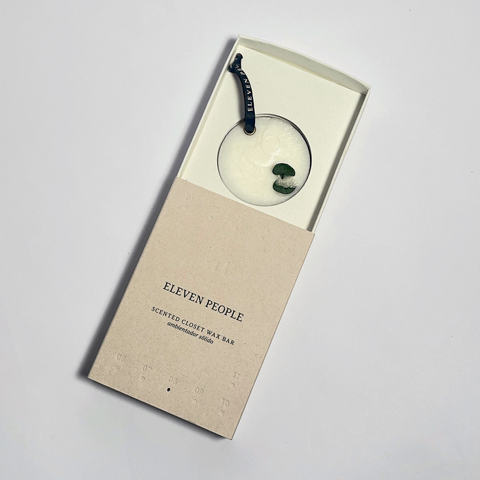 closet bar inside its packaging, in front of a white background