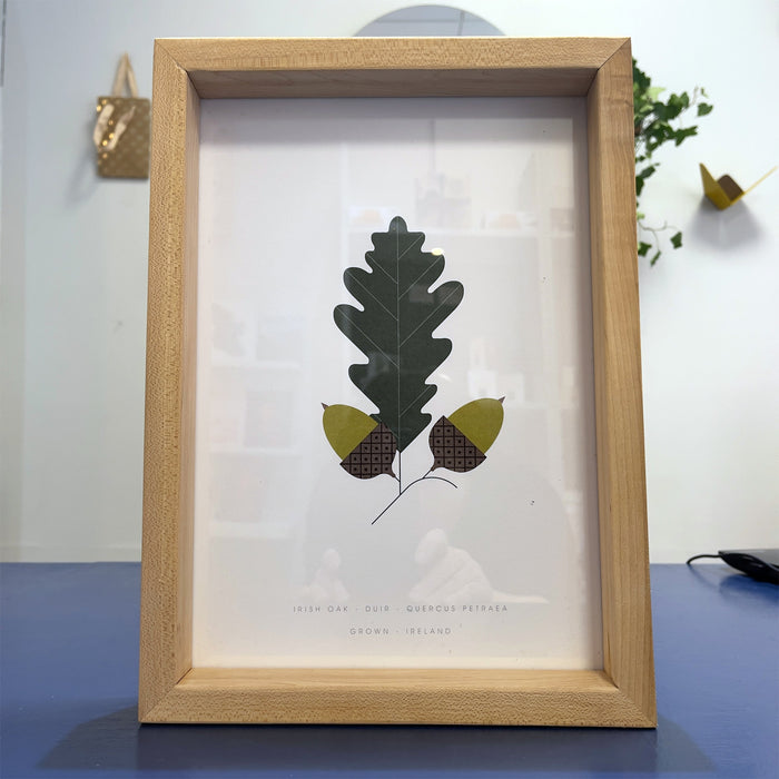 Grown Forest - A4 Artwork in reclaimed wood frame