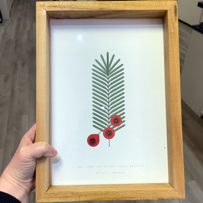 Grown Forest - A4 Artwork in reclaimed wood frame