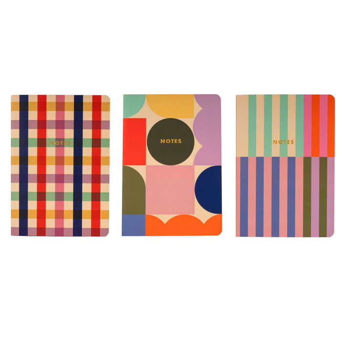 Set of 3 A5 Notebooks