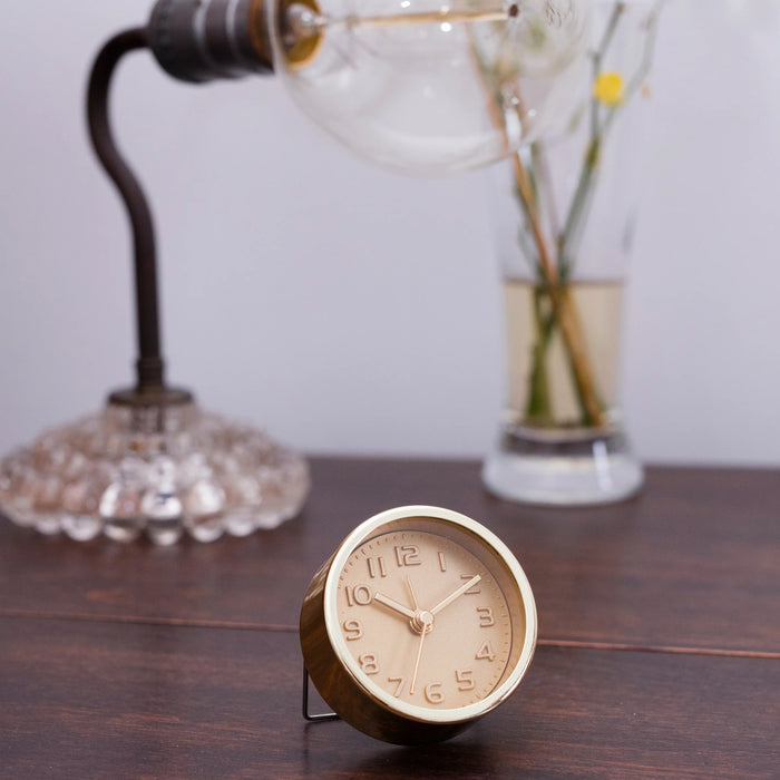 Gold and Copper Alarm Clocks