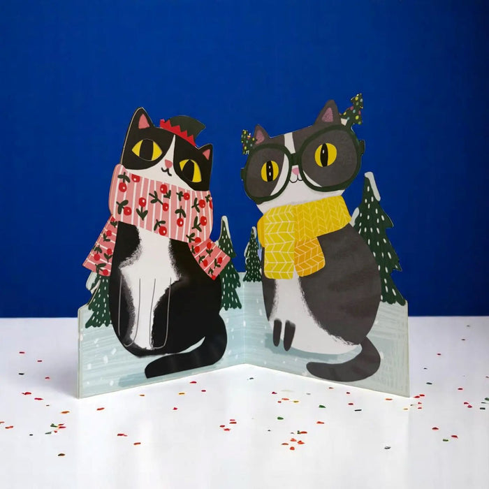 Interactive Christmas Card - Winter Cat