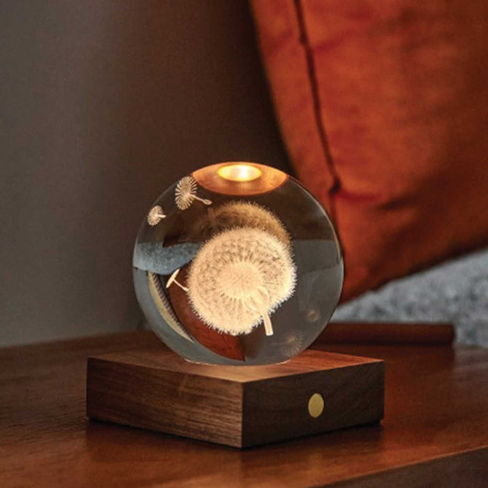 Amber Crystal Light - dandelion