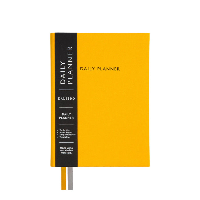 A5 Daily Planner Neon Amber