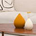 Balloon 2 Vase - Golden Orange