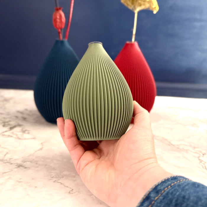 Balloon Mini Vase - Forest  Green