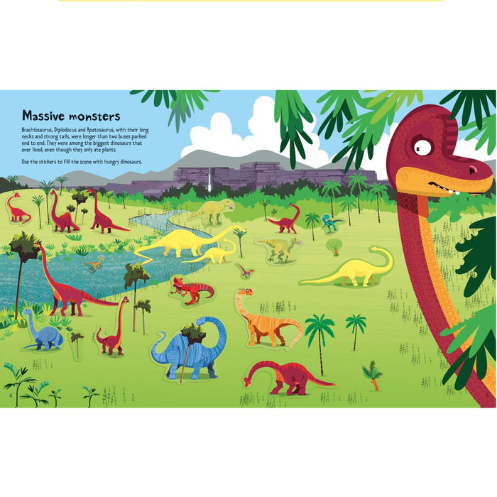 Usborne Big Dinosaurs Sticker Book