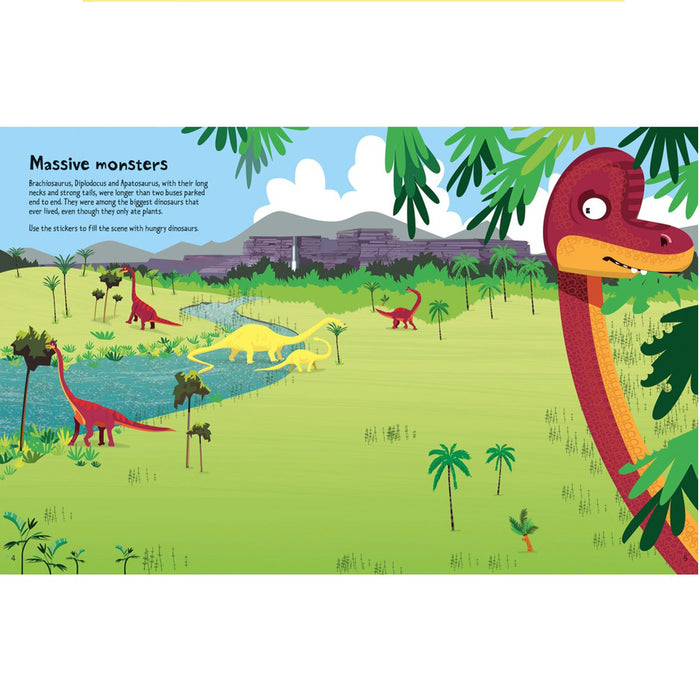 Usborne Big Dinosaurs Sticker Book