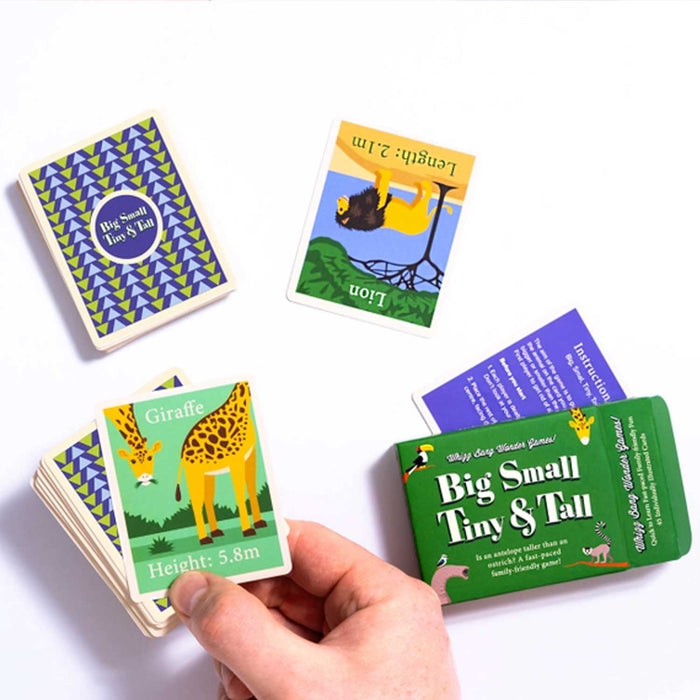 Big Small Tiny & Tall Card Game