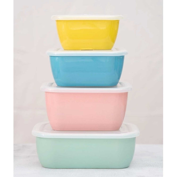 Pink Ceramic Airtight Container - 950ml