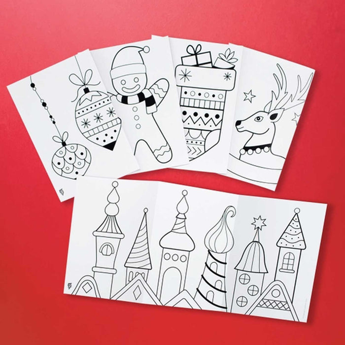 Christmas Erasable Glass Markers & Stencils