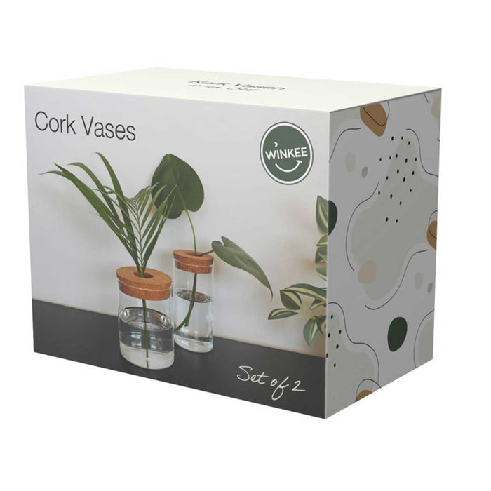 Cork Vases- set of 2