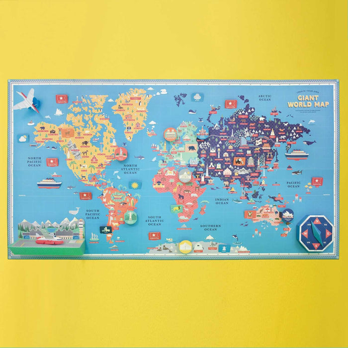 Create Your Own - Giant World Map