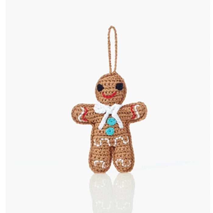 Crochet Gingerbread Man Decoration