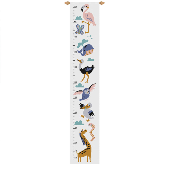 Children's Growth Chart Cross Stitch Kit