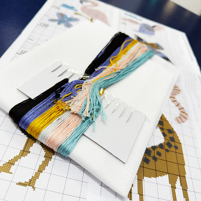 Children's Growth Chart Cross Stitch Kit