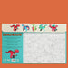 Dinosaur-themed large colouring poster with cartoon dinosaurs on the packaging.