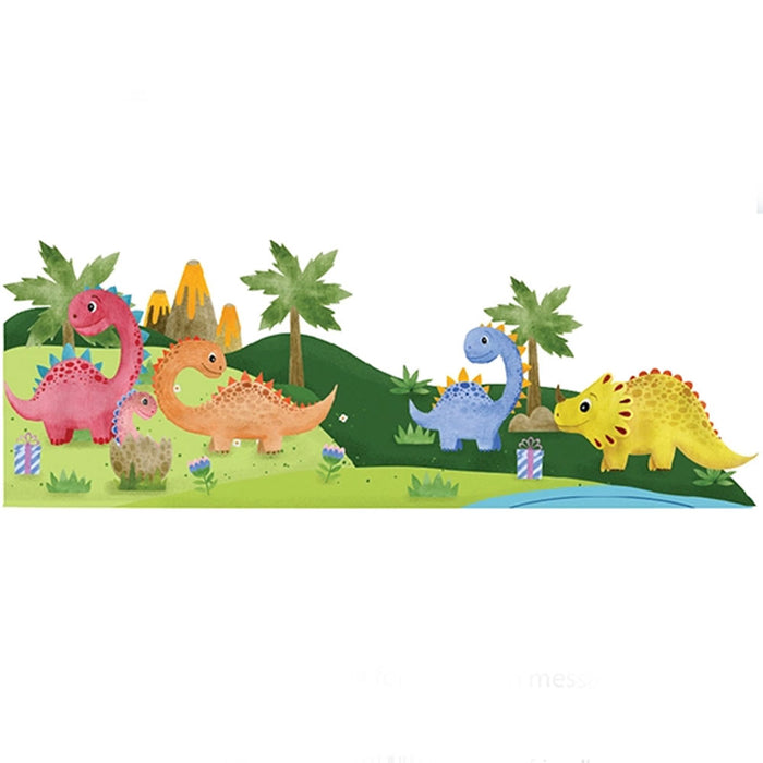 Dinosaurs Kids Paper Cut Card