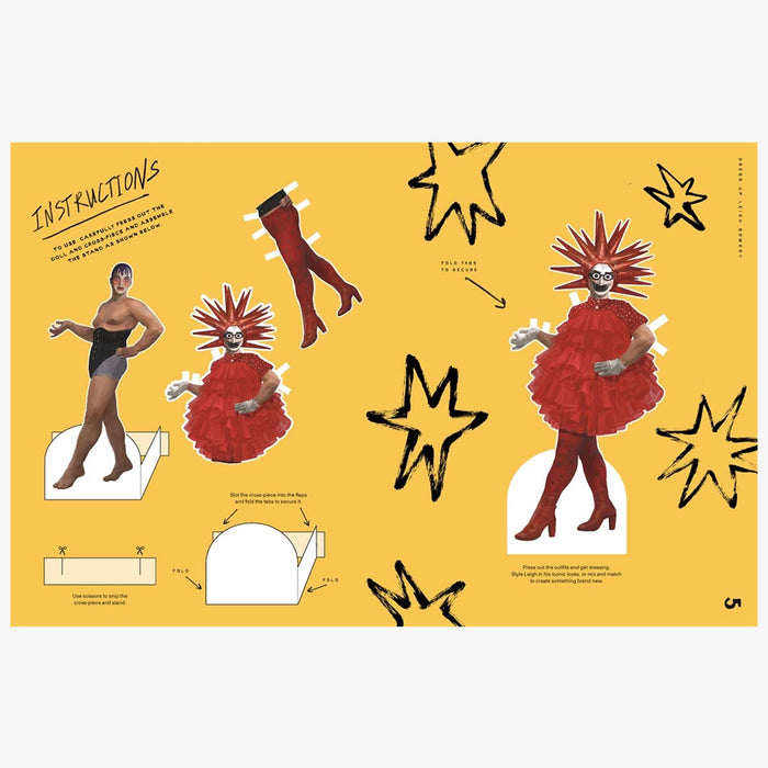 Dress Up Leigh Bowery - Fashion Icon paper doll book