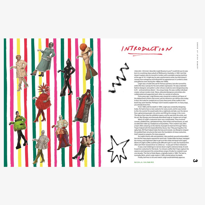 Dress Up Leigh Bowery - Fashion Icon paper doll book
