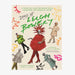 Dress Up Leigh Bowery book 5 of Leigh Bowery's outfits on the cover. A red tulle dress with spiky red headpiece, 3 polka dot outfits and a green feather outfit