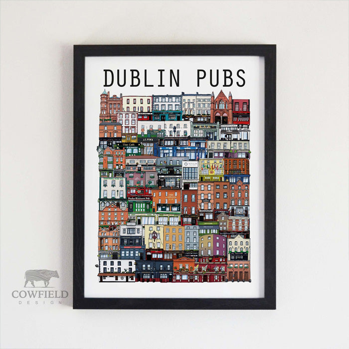 Dublin Pubs - 30 x 40, Unframed Print