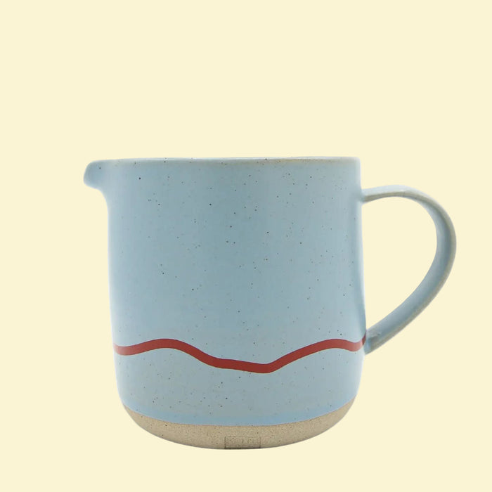 Keith Brymer Jones Studio Large Jug 400ml - Pebble & Red
