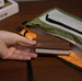 Super Mini Smart Book Light - Palm Edition: Walnut Finish