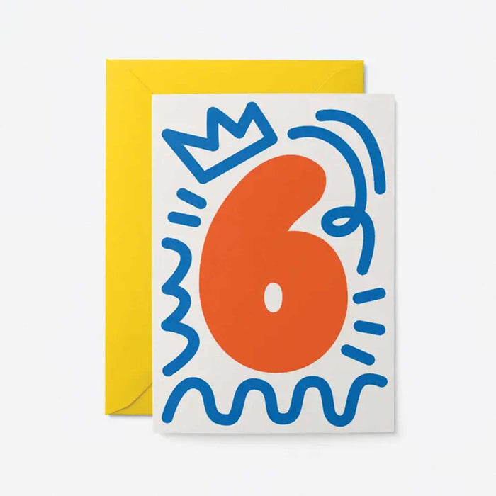 Graphic Card - Numbered Birthday Cards
