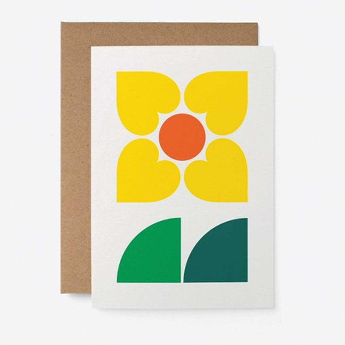 Graphic Card - Yellow Petal Flower