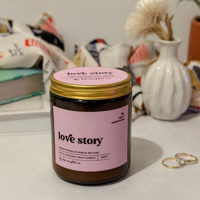 Love Story Candle