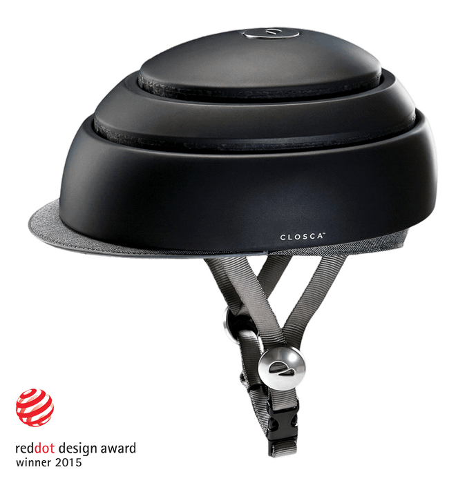 Closca Classic Foldable Bike Helmet - black -small - ex display