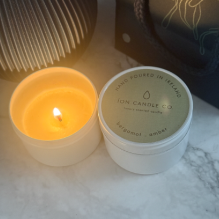Bergamot & Amber Candle Tin
