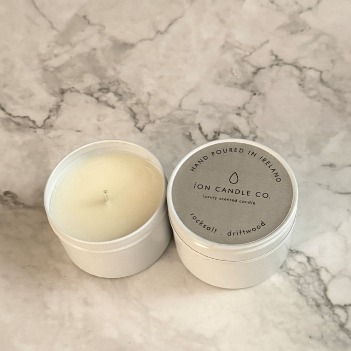 Rocksalt & Driftwood Candle Tin