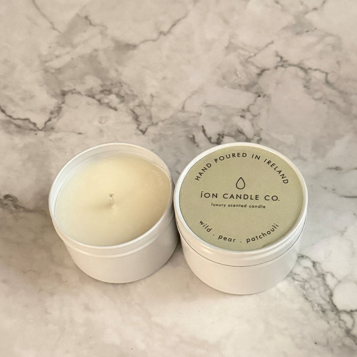 Wild Pear & Patchouli Candle Tin