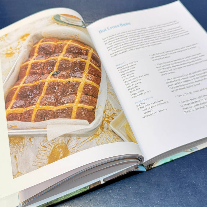 Hot cross buns recipe open book
