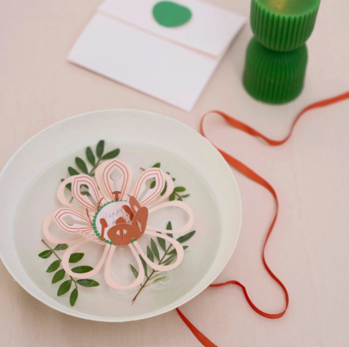 Magic Flower Card - Festive