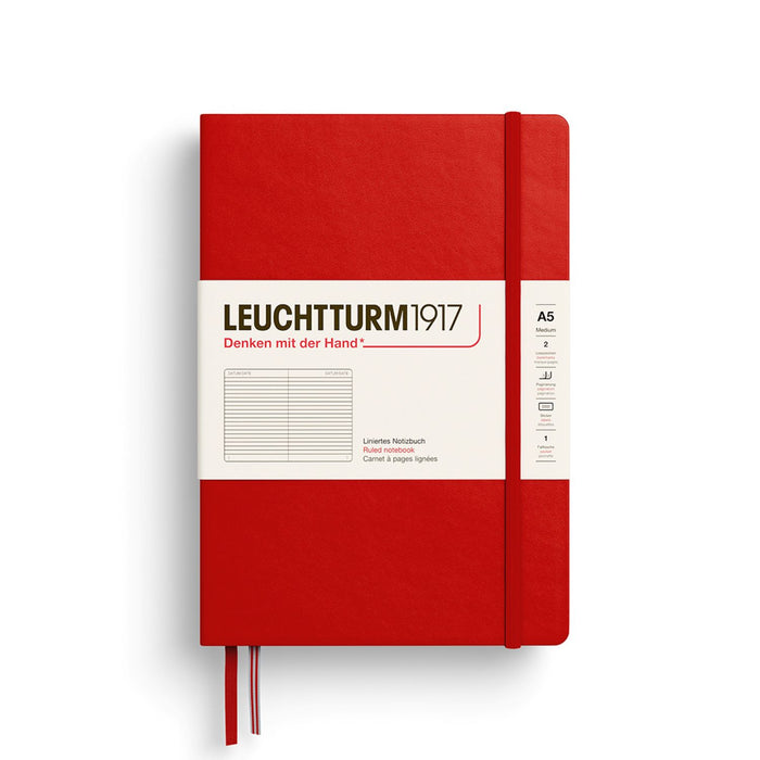 Ruled Notebook - A5 - Cherry