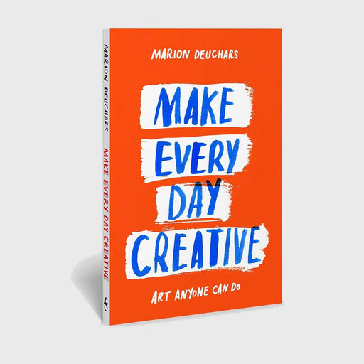 Make Every Day Creative book cover , red with blue text