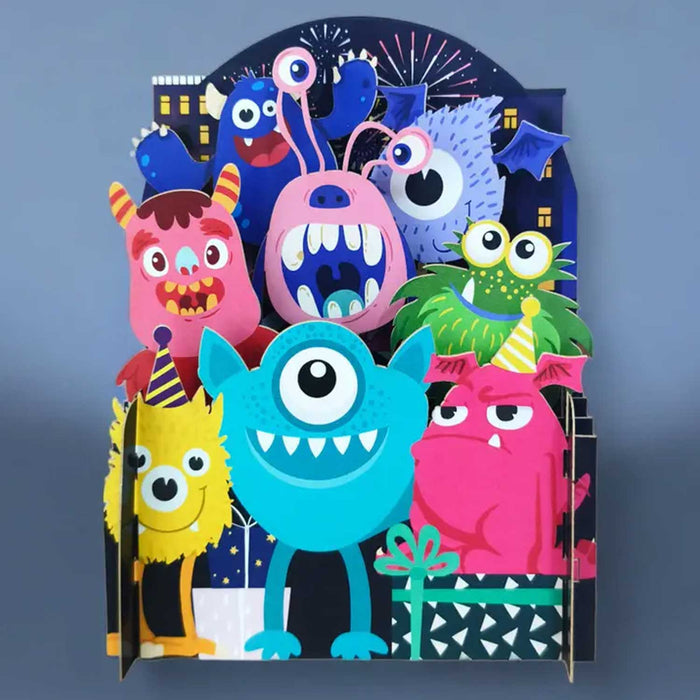 Monster Pop Up Card