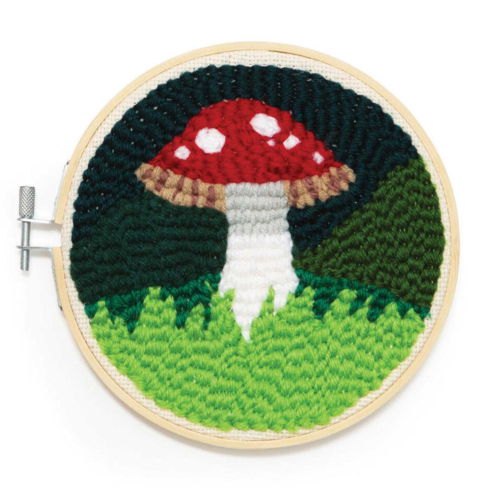 Mushroom Punch Needle Kit
