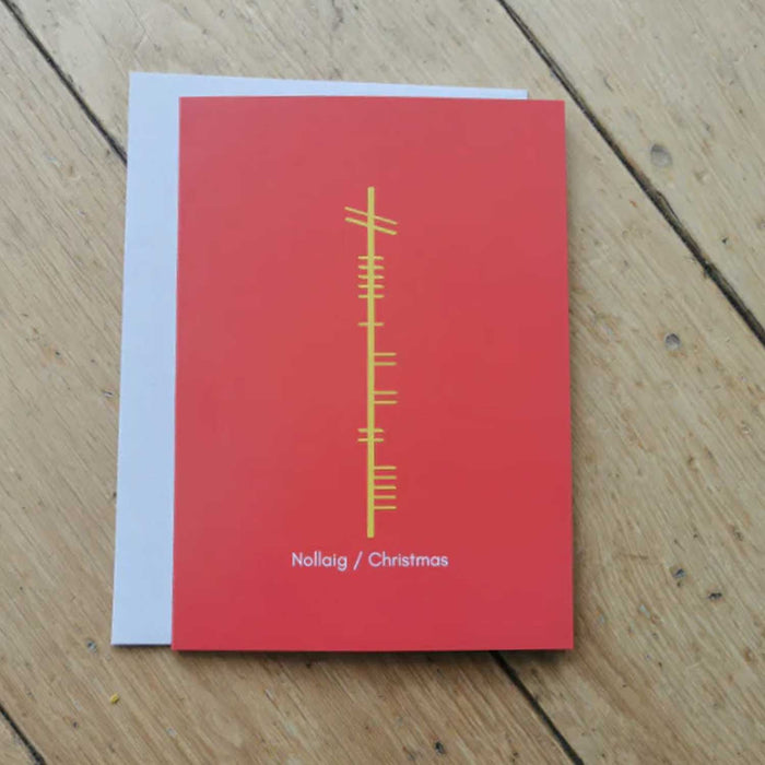 Christmas / Nollaig Ogham card