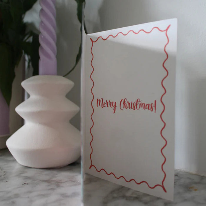 Gold Foiled Irish Language Christmas Card 5 Pack